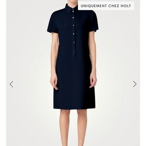 Akris 100 years - Cotton Silk stretch double-face polo dress